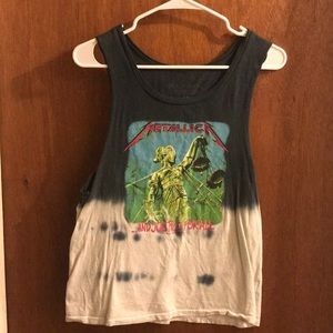 Cutoff Metallica band shirt size s